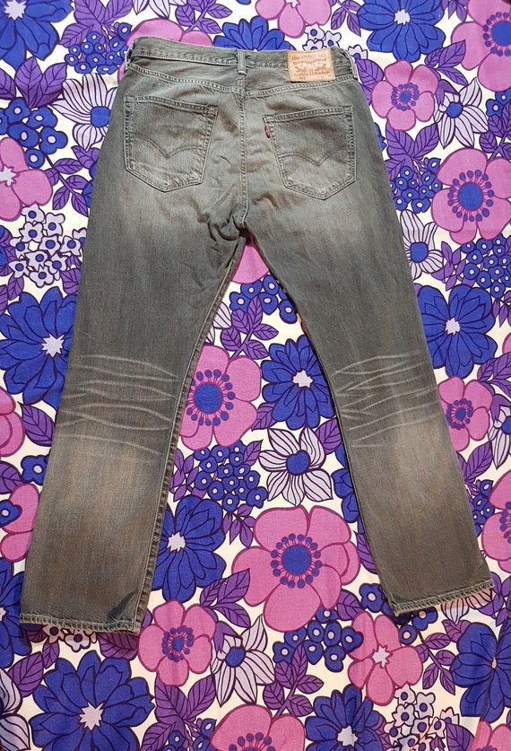 Vintage Jeans: Fab Vintage Late 1990s Grey Denim … - image 5