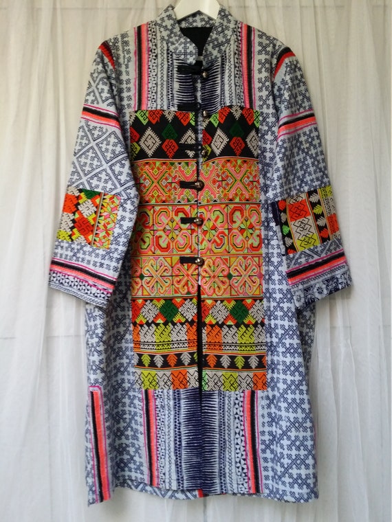 Vintage Coat: Amazing Vintage Hmong Tribal Ethnic… - image 2