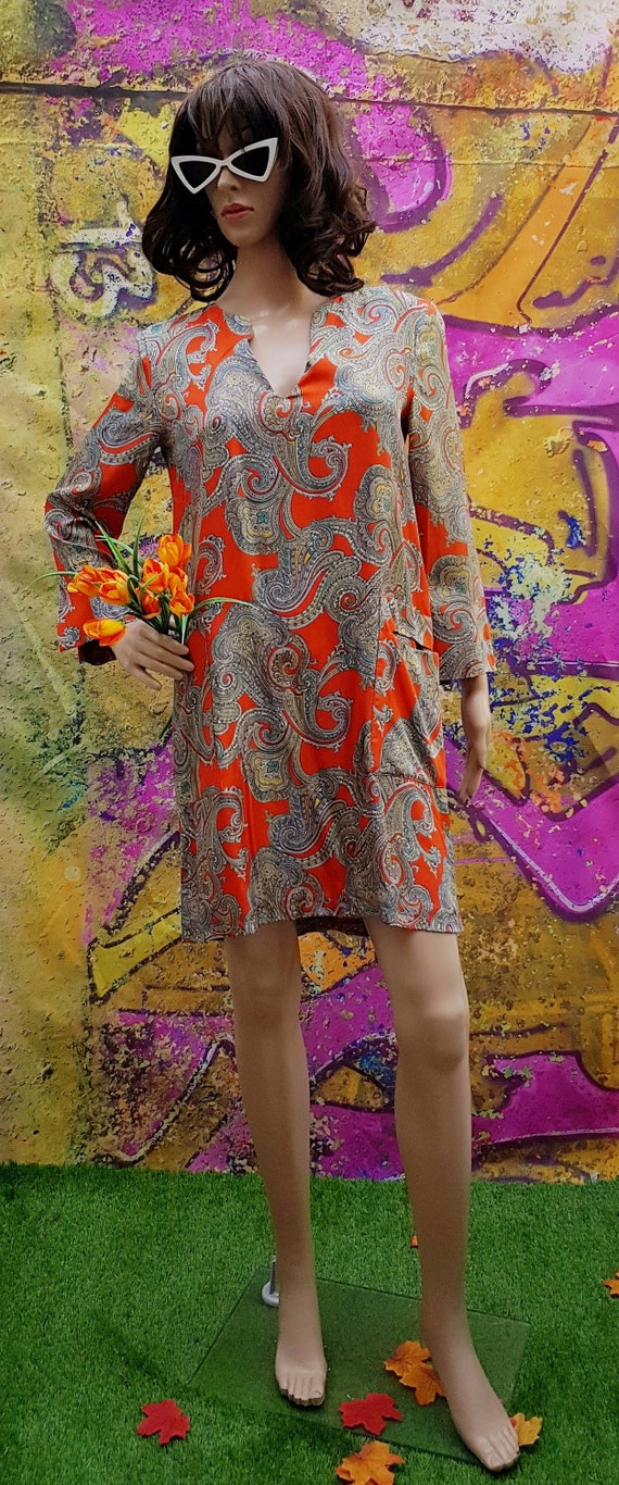 Vintage Kaftan: Gorgeous Vintage 1970s Handmade S… - image 1