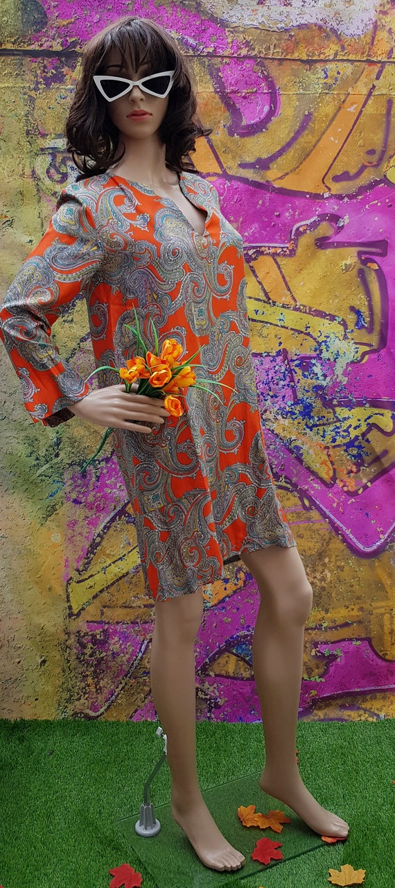 Vintage Kaftan: Gorgeous Vintage 1970s Handmade S… - image 6