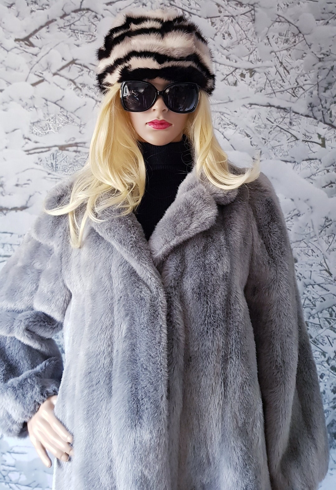Vintage Hat: Gorgeous Rare Vintage 1960s White Black and  display picture 3