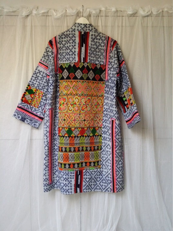 Vintage Coat: Amazing Vintage Hmong Tribal Ethnic… - image 4