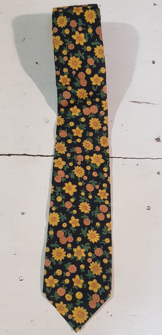 Vintage Men's Tie: Funky Vintage 1960s/1970s Psyc… - image 2