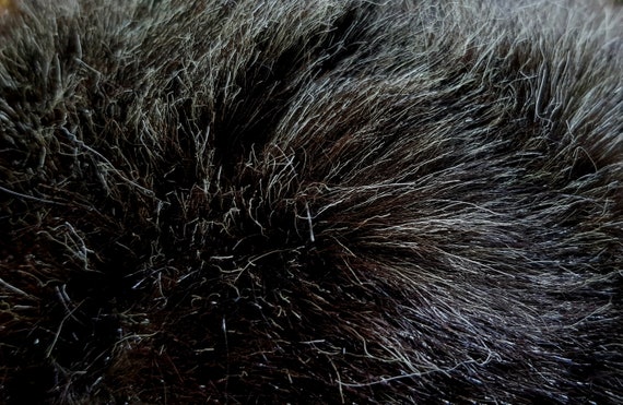 Vintage Hat: Lovely Vintage 1950s / 1960s Mottled Dark Brown 