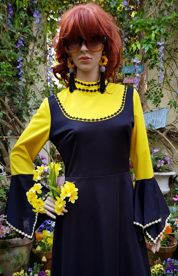 UK 8/10 (US 4/6) Bonkers Epic Vintage 1960’s/1970… - image 6