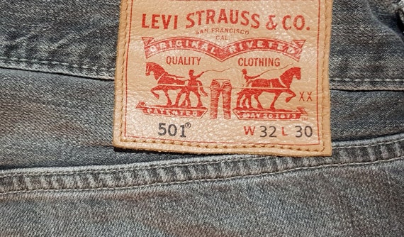 Vintage Jeans: Fab Vintage Late 1990s Grey Denim … - image 9