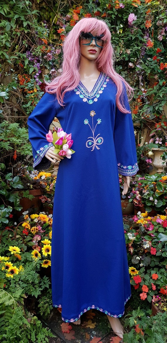 Vintage Kaftan: Amazing Vintage 1970s Handmade Dar