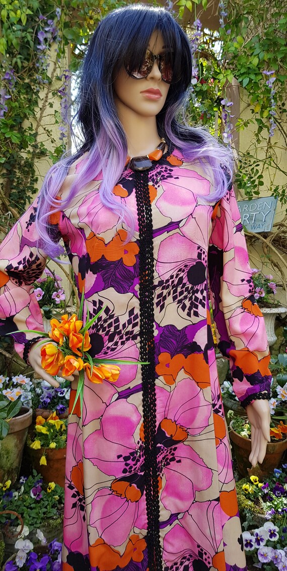 Pink purple deals maxi dress