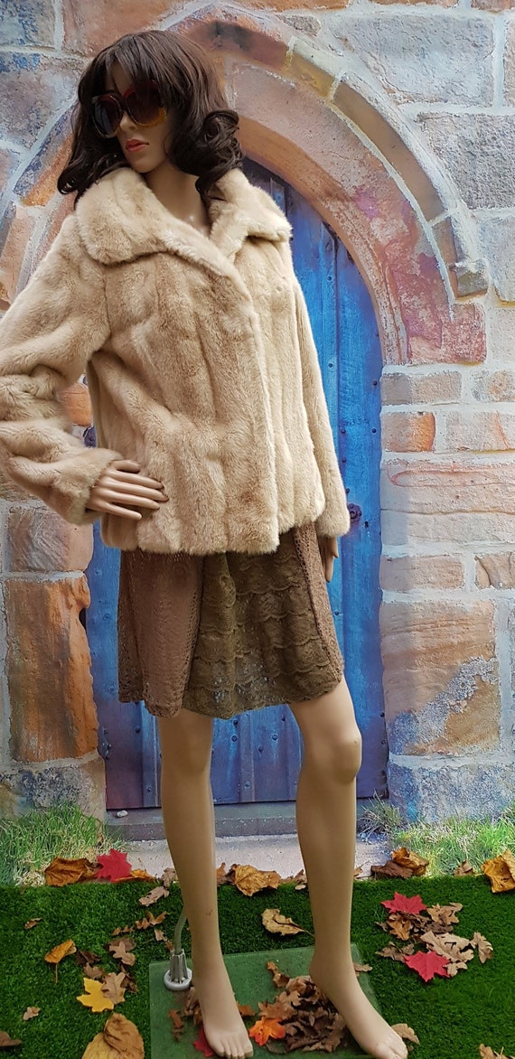 Coloured fur jacket discount