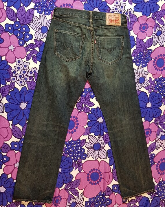 Vintage Jeans: Fab Vintage Early 2000's Dark Blue… - image 7