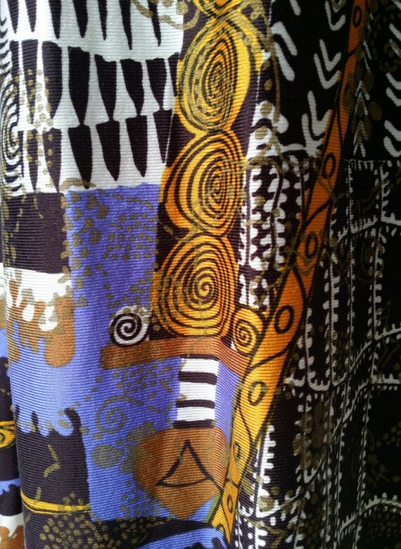 Fabulous Funky Vintage 1960s Psychedelic Purple Br