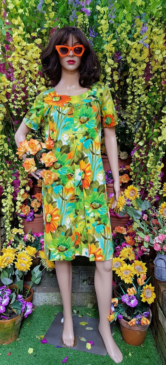 slim fit dress slacks Garden Chic Mini Dress Green