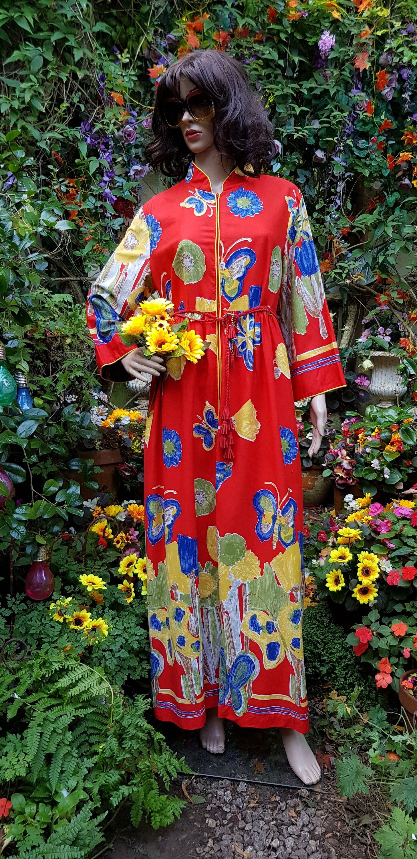 Jeff Banks vintage 1960s 70s rare Deco blouse / collectable
