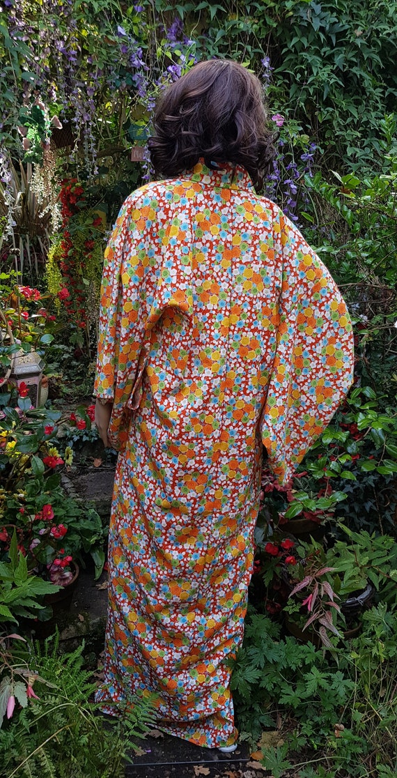 Vintage Kimono: Epic Vintage Plus Size 1970s / 19… - image 10