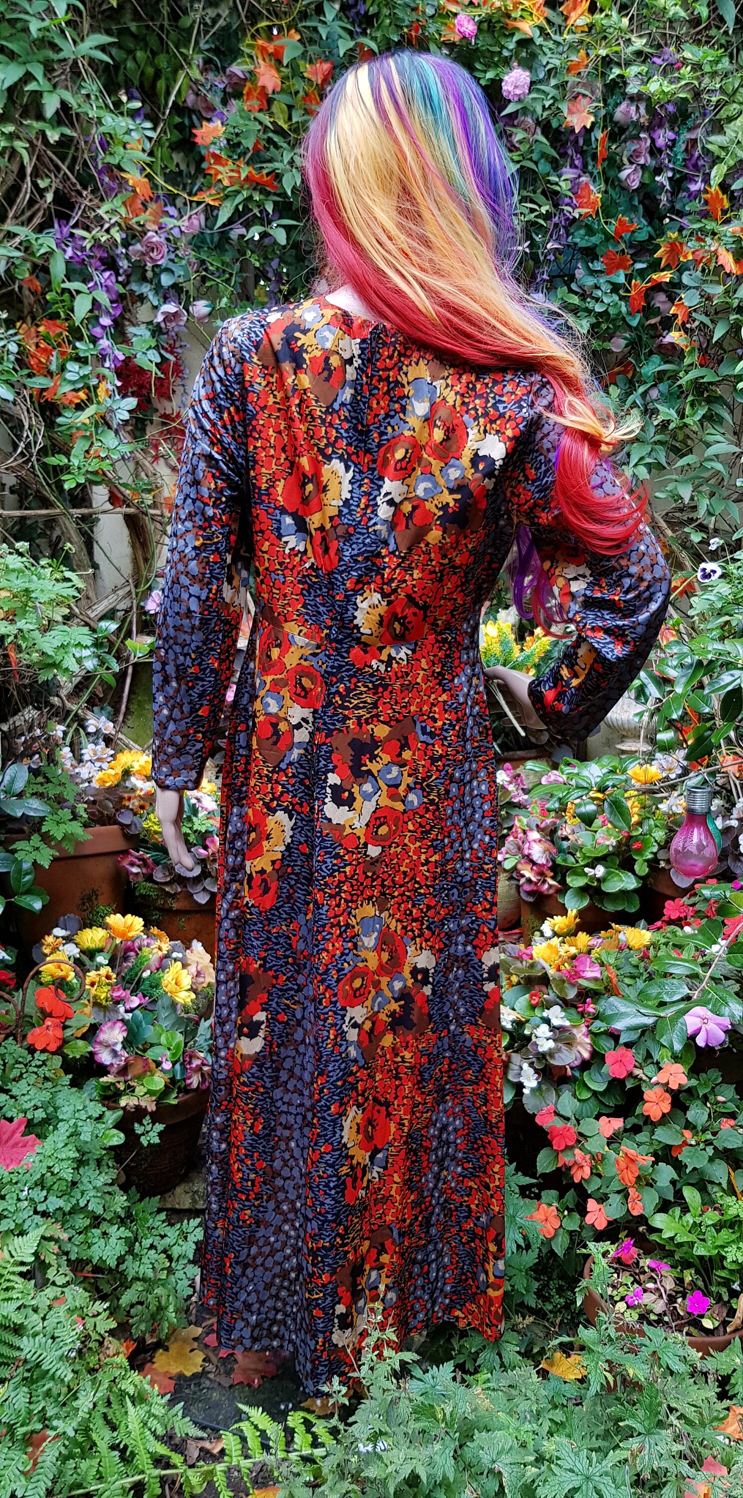 ワンピース [Elfelfelf archives] LONG SLEEVE DRESS Long Sleeve Dress, Fall Winter Long Dress, Witch Dress
