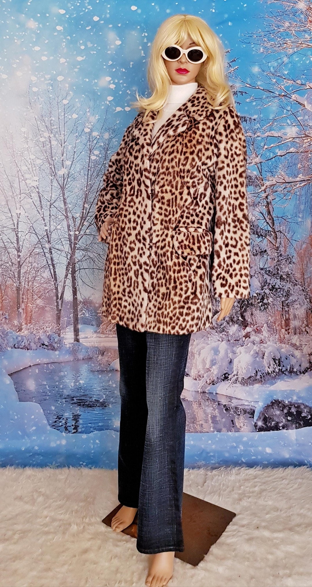Vintage Faux Fur Leopard Jacket | Urban Outfitters