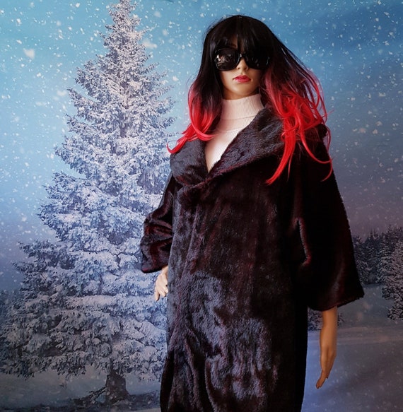 Vintage Coat: Fab Vintage 1950s / 1960s Japanese Oriental Kimono