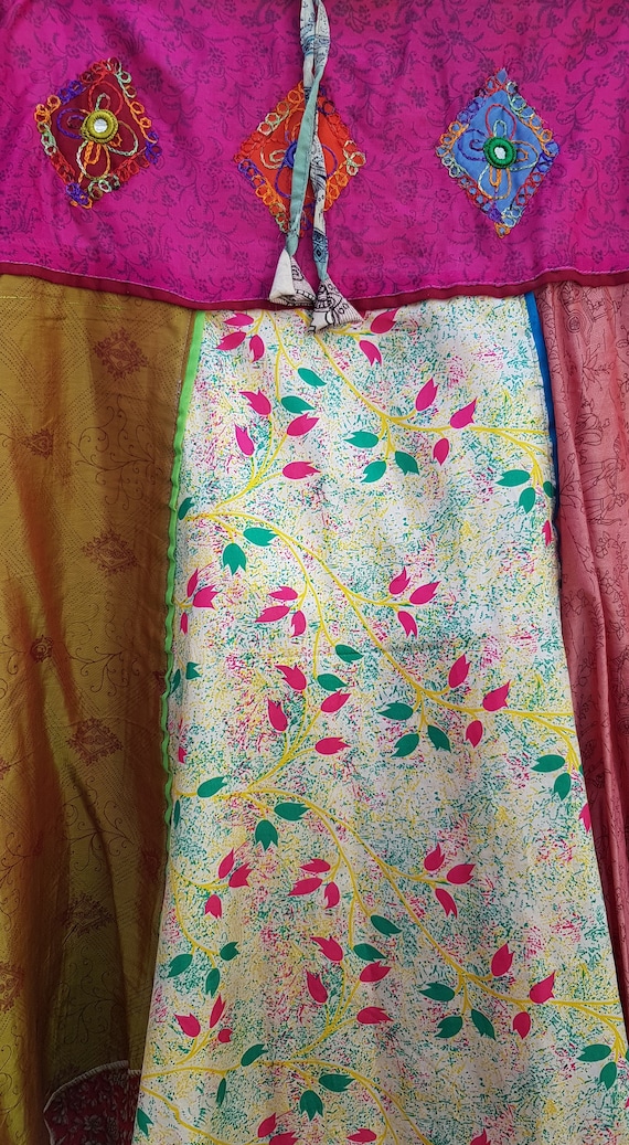 Vintage Skirt: Lovely Vintage Nepalese Recycled I… - image 1