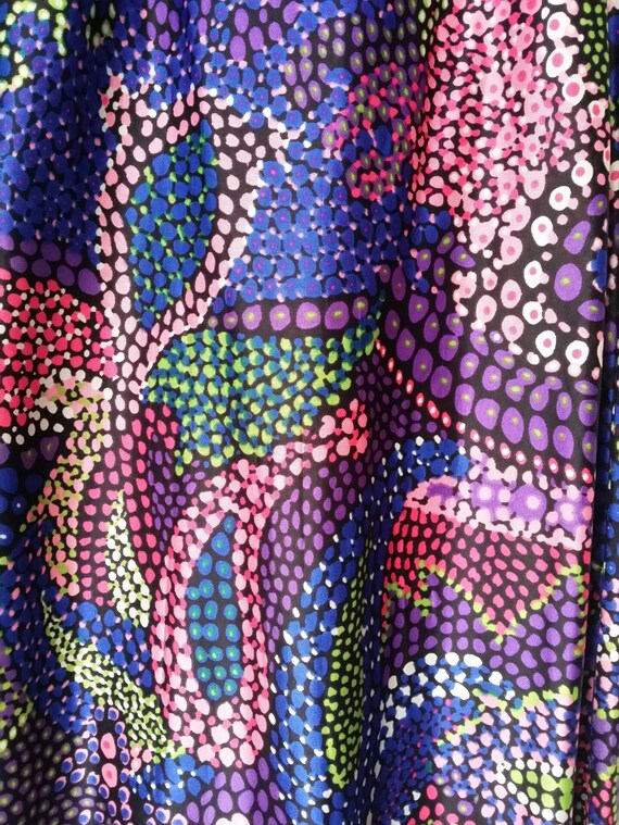 Vintage Skirt: Fabulous Vintage 1970s Psychedelic… - image 10