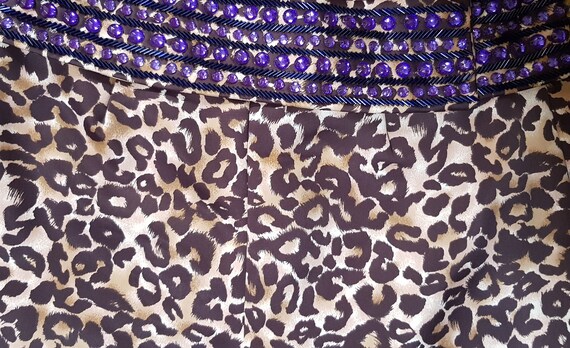 Vintage Trousers: Stunning Vintage 1990s Leopard … - image 4