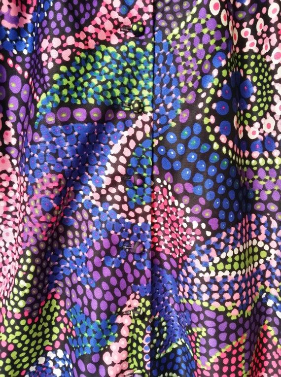 Vintage Skirt: Fabulous Vintage 1970s Psychedelic… - image 3