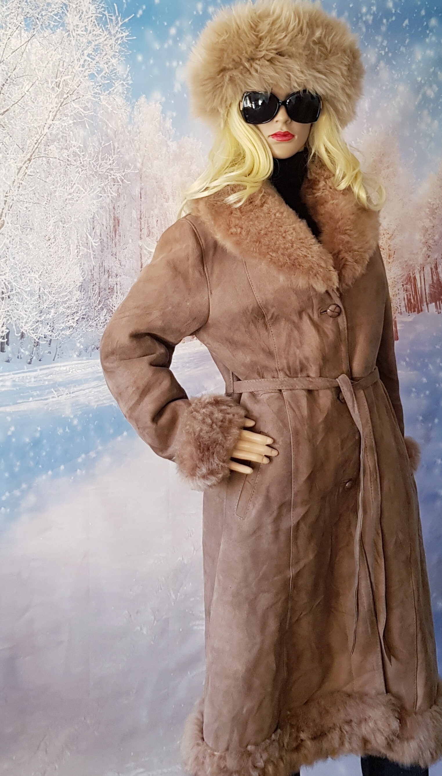 Vintage Coat: Gorgeous Vintage 1970s Light Camel Brown Colour