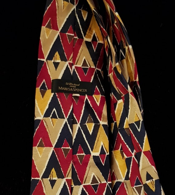 Vintage Men's Tie:  Groovy Vintage Burgundy Red, … - image 10