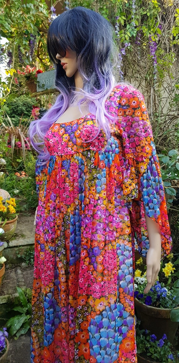 slim fit dress slacks Elysium Floral Ruffled Silk gown main image 1