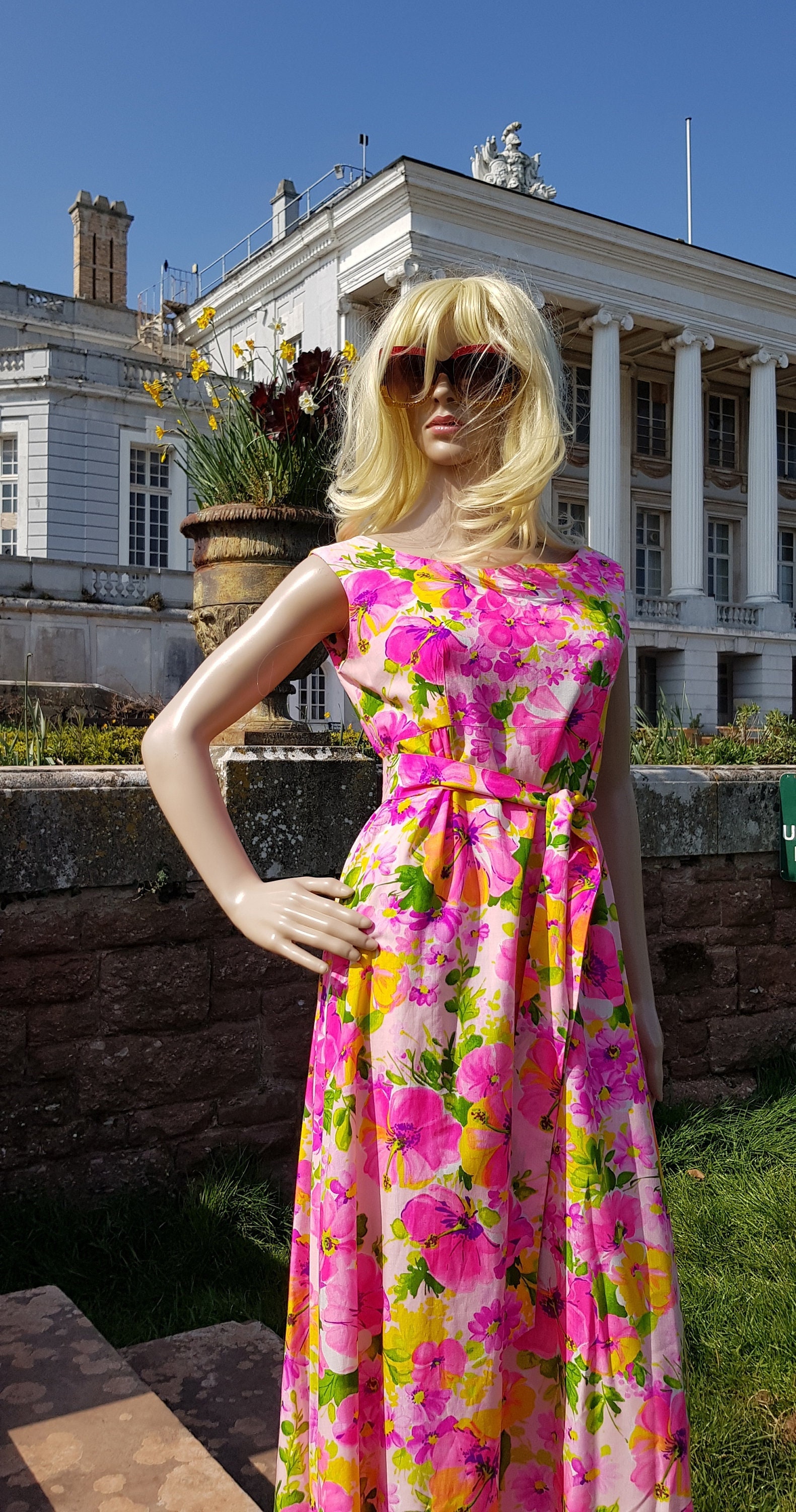 LV x YK Psychedelic Flower Dress - Luxury Dresses - Ready to Wear