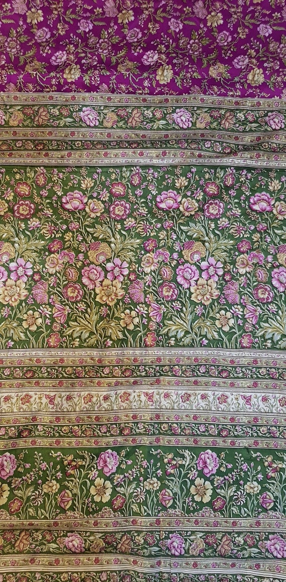 RESERVED Vintage Sari: Gorgeous Vintage Pink and G