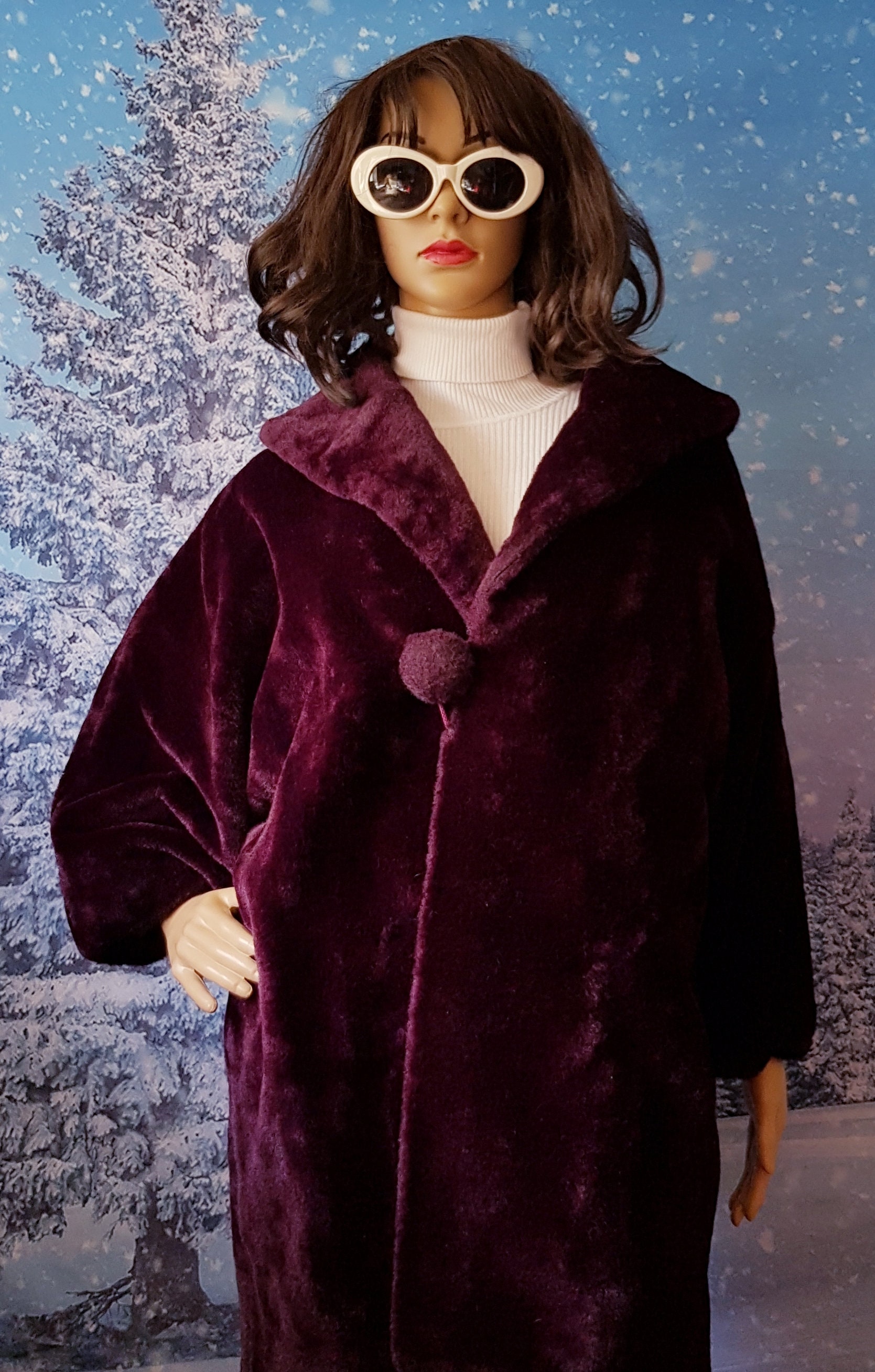 全国送料無料ギフト Vintage Fab Coat: Vintage 1950s Oriental Japanese 1960s / ジャケット・アウター
