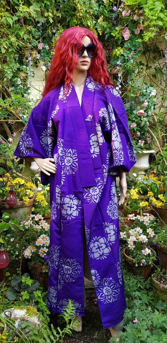 Vintage Kimono: Stunning Vintage Antique 1920s Pur