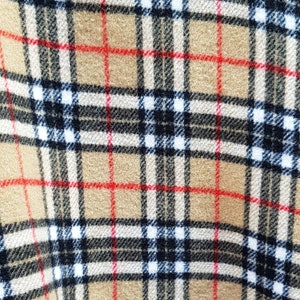 Vintage Cape: Gorgeous Vintage 1970s Brown Check Tartan Red Lined Reversible Poncho Cape Jacket image 4