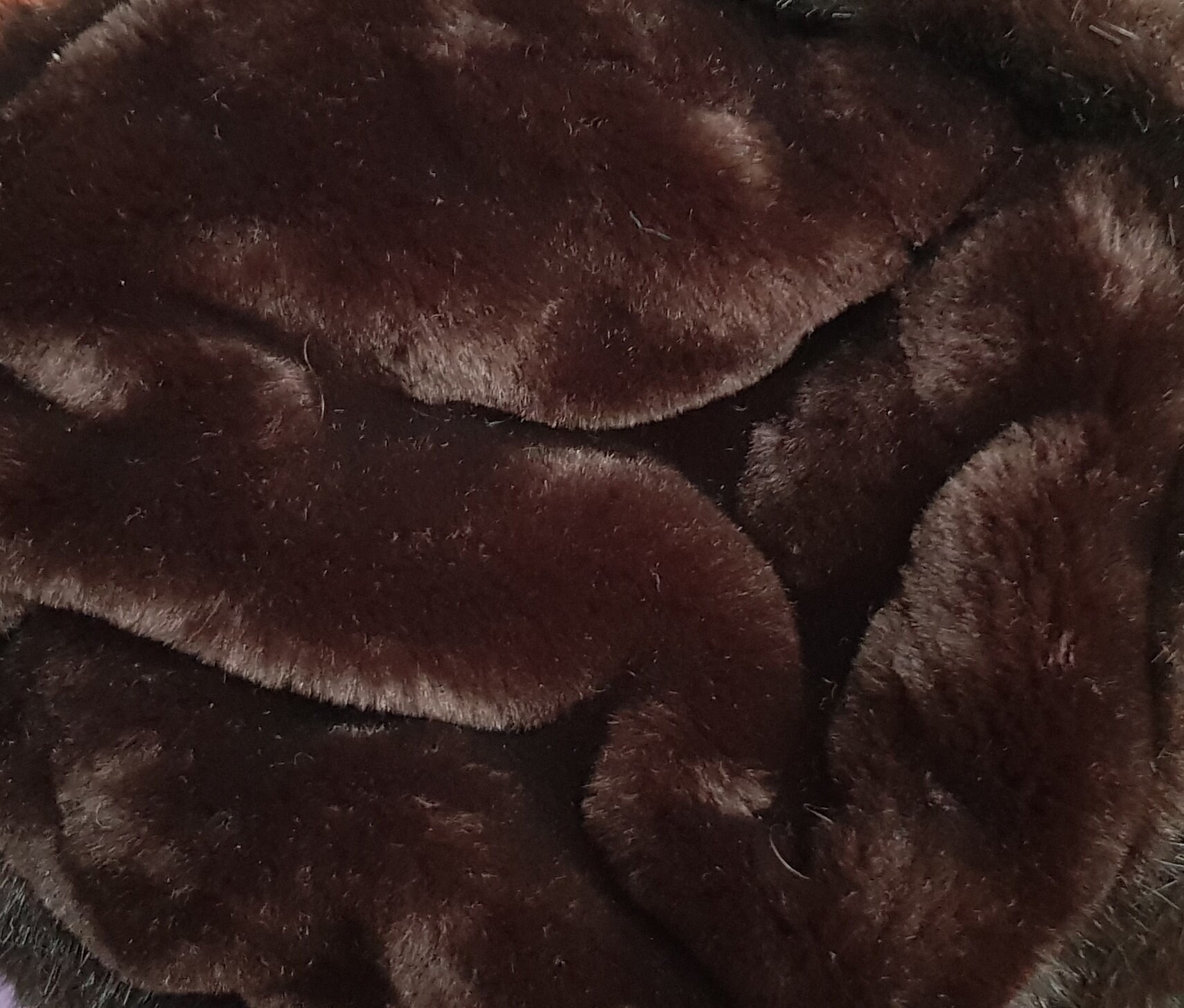 Vintage 60s ILGWU Made USA Dark Brown Faux Fur Bucket Mod Style Retro Winter Hat Vintage 60 main image 3