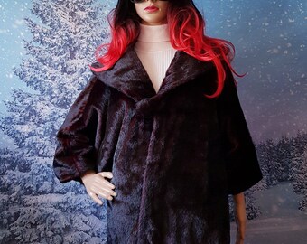 Vintage Coat: Fab Vintage 1950s / 1960s Japanese Oriental