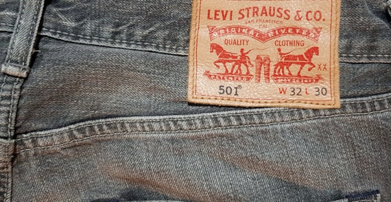 Vintage Jeans: Fab Vintage Late 1990s Grey Denim … - image 8