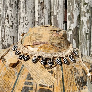 Natural ZEBRA Shells Choker or Necklace image 4