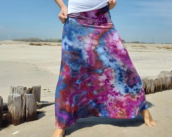 Ice Dye Amethyst Maxi Skirt, New and Improved Style!