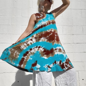 brown and aqua dress Aqua and Brown Dress