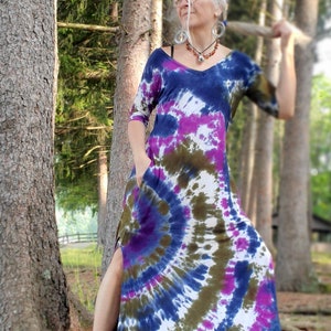 Tie Dye Vacation Dress , WILD BERRIES S-4XL