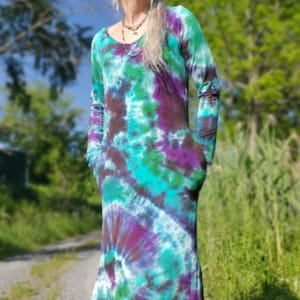 Funky Kleid in NORTHERN LIGHTS Tie Dye, S-4XL