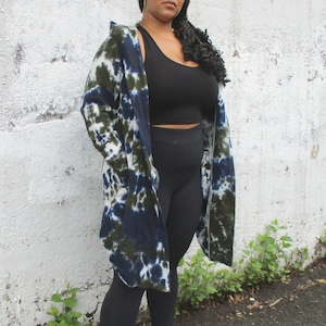 Oversized & Long Hooded Jacket