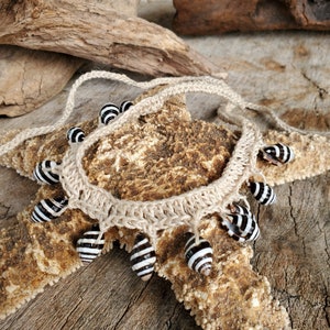 Natural ZEBRA Shells Choker or Necklace image 3