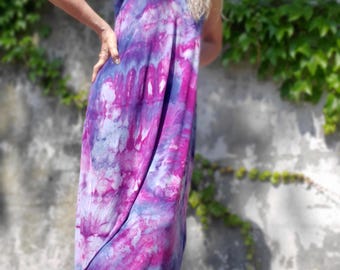 Lilly Dress Tie-dye Maxi Dress  Boho Hippie Festival Clothing  Unique  Bodycon Summer Dress - Etsy