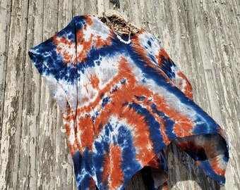 Earthy Tie Dye Beach Kaftan, Regular or Plus Size