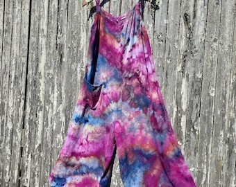 Combinaison d'été douce teint glacé avec poche, P à 3 TG