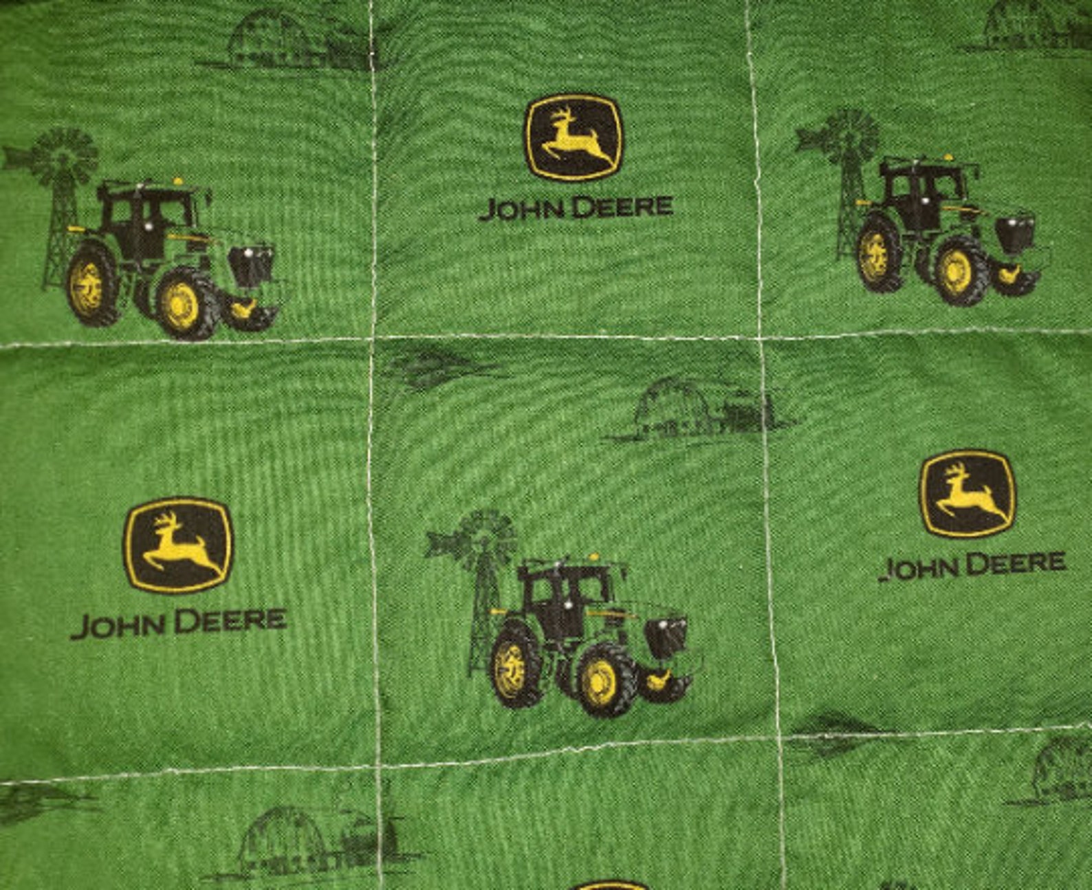 John Deere Baby/Toddler Blanket/Quilt Approx 34 x Etsy