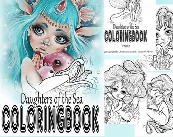 Daughter of the sea PDF Coloring Book