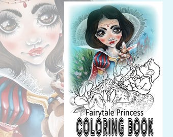 Fairytale Princess PDF ColoringBook