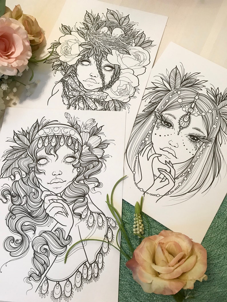 Beautiful Creatures komplettes Coloring Book digital PDF